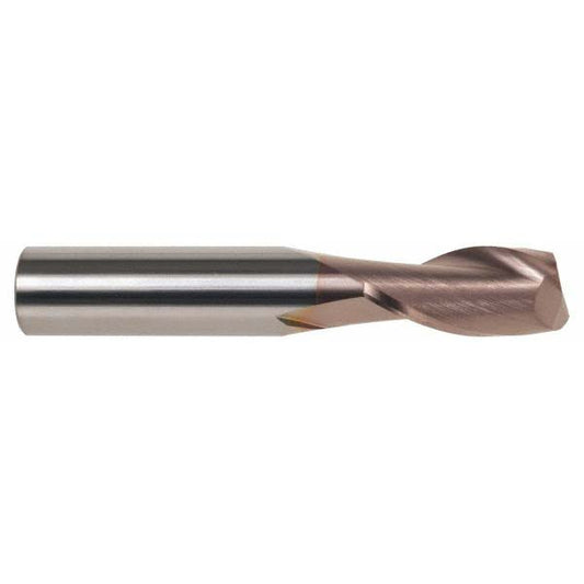 Kyocera SGS Precision Tools 39509 Square End Mill 5/64" Dia, 3/16" LOC, 2 Flute, Solid Carbide