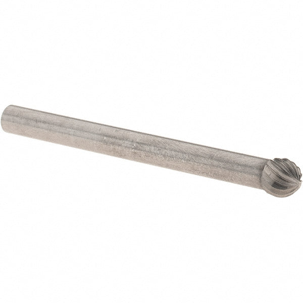Kyocera SGS Precision Tools 12837 Abrasive Burr SD-52, 5/32" Cut Dia, Ball, Single Cut