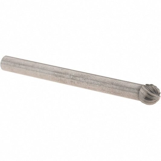 Kyocera SGS Precision Tools 12837 Abrasive Burr SD-52, 5/32" Cut Dia, Ball, Single Cut