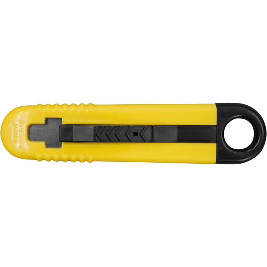 ICT SC152 Utility Knives, Snap Blades & Box Cutters Type Retracting Safety knife  Blade Type Auto-Retracting Utility  Handle Material ABS  Blade Material Carbon Steel  Blade Length (Decimal Inch) 2.4400  Handle Length (Inch) 5.0000