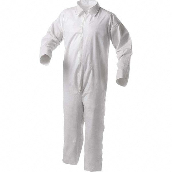KleenGuard 38919 Disposable Coveralls Size X-Large, Film Laminate, Zipper Closure