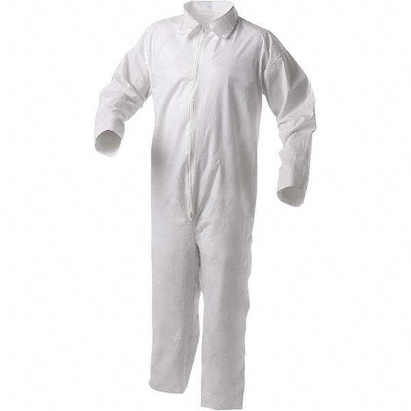 KleenGuard 38920 Disposable Coveralls Size 2X-Large, Film Laminate, Zipper Closure