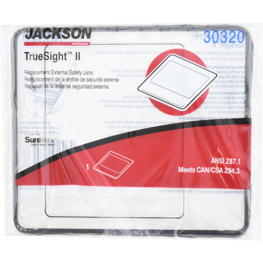 Jackson Safety 30320 4-5/8 Inch Wide x 5-3/8 Inch High Window, Polycarbonate, Welding Lens
