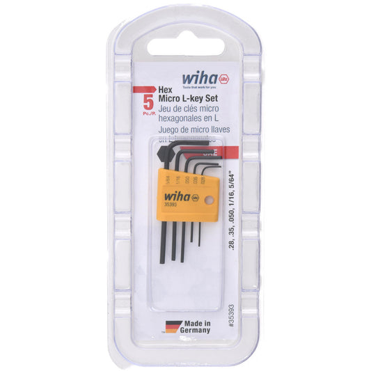 Wiha 35393 Mini Hex L-Key Set