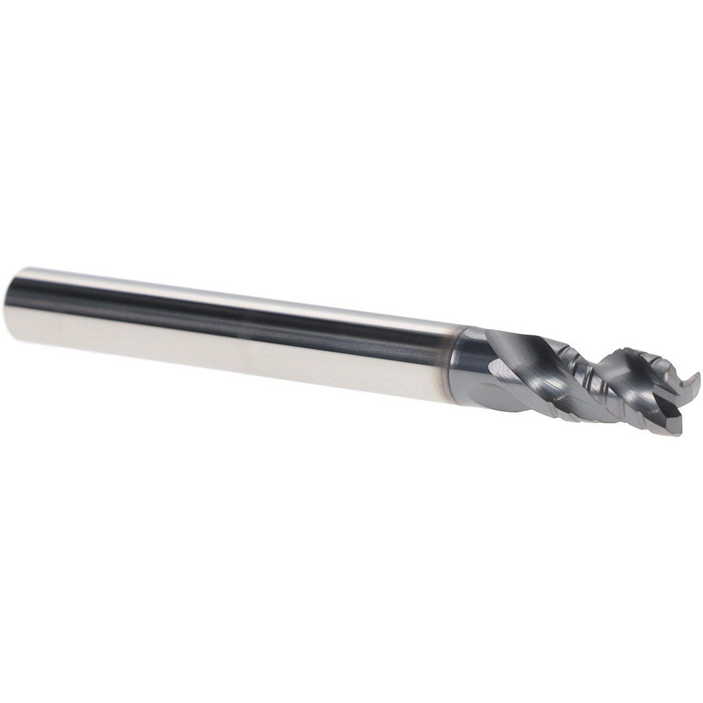 Iscar 5622299 Roughing End Mill 1/4" Dia, 3 Flute, Single End, Solid Carbide, Chipbreaker