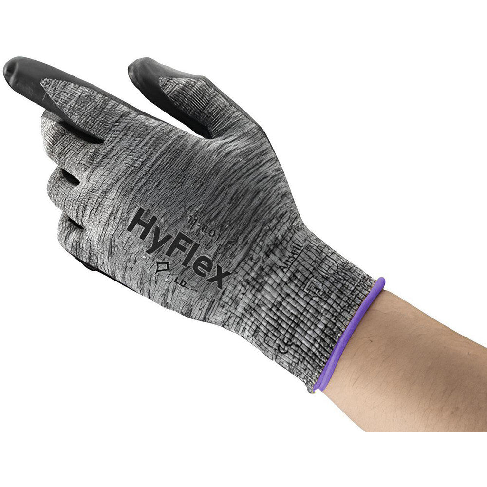 Ansell 205672 Series 11-801 General Purpose Work Gloves X-Small, Nitrile-Coated Nylon