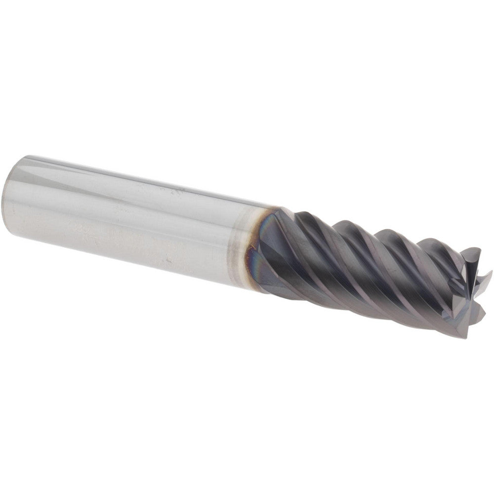 Guhring 9031790127000 Corner Chamfer End Mill 1/2" Dia, 1" LOC, 6 Flutes, 0.006" Chamfer Width, Solid Carbide