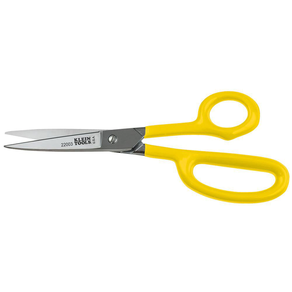 Klein Tools 22003 Shears 9" OAL, 3" LOC, Chrome-Plated Blades