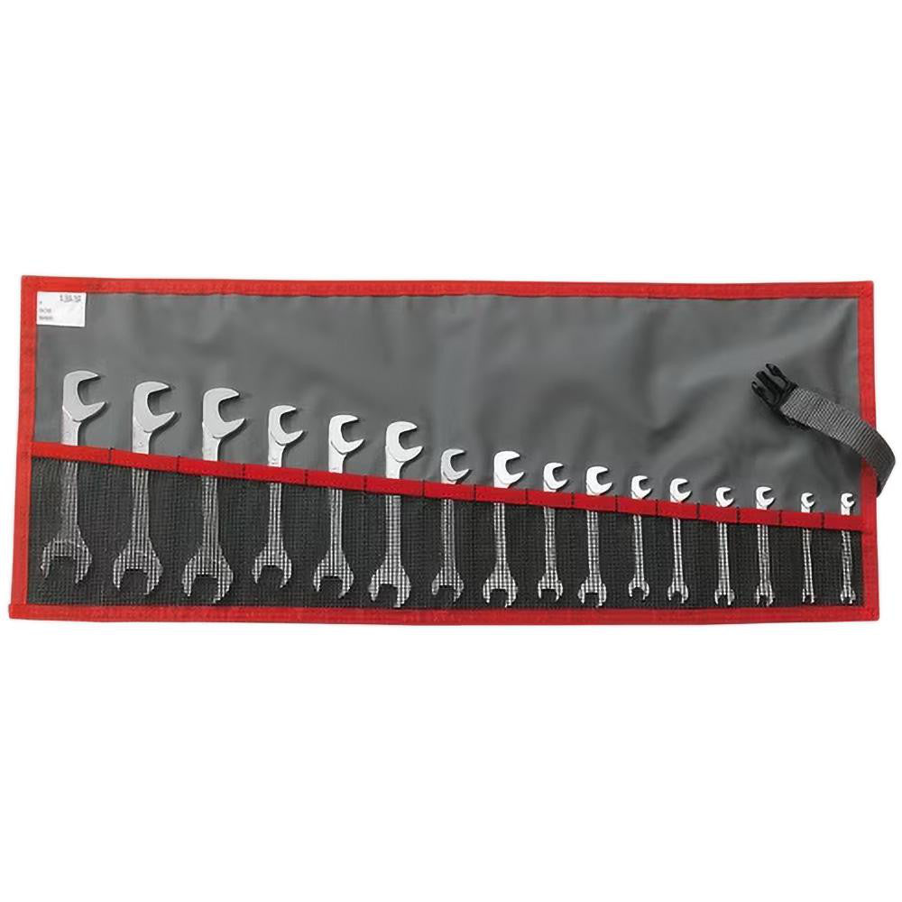 Facom 34.JL16T Wrench Sets Set Type Angle Head Open End Wrench Set  Number Of Pieces 16  