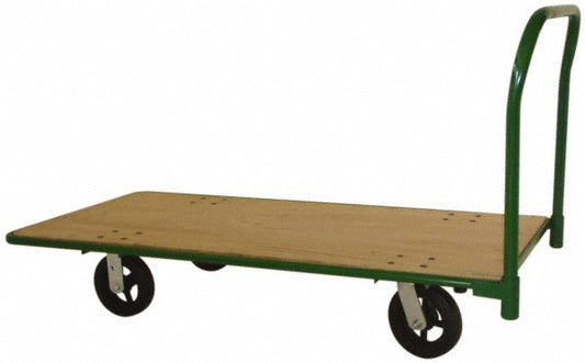 Pro-Source HW27-8MR Platform Truck Hardwood, 10" High, 60" Long,