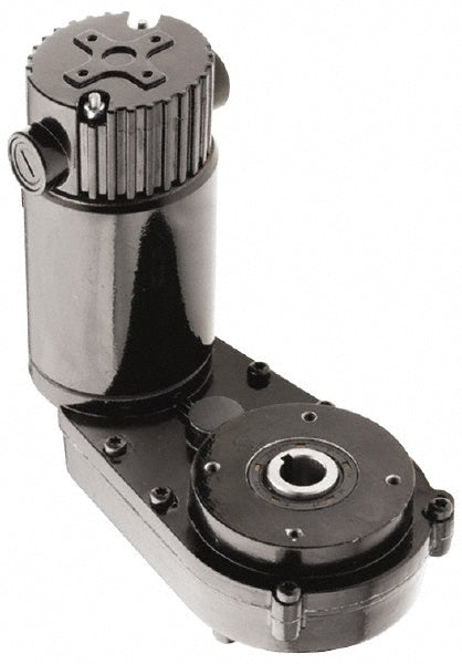 Bison Gear 011-562-1397 Parallel Gear Motor 1.3 RPM, 1,100 in/lb Max, Hollow Shaft, Right Angle
