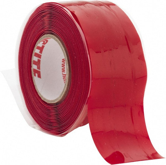 Loctite 1212164 Electrical Tape 1" Wide, 10' Long, 0.5 mil Thick, Red