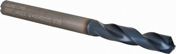 Sumitomo U101098 Screw Machine Length Drill Bit 9/32" (0.2812) Dia, 135 deg, Solid Carbide