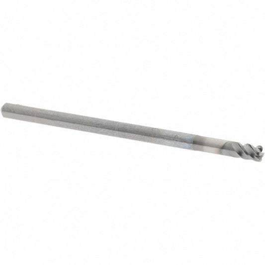 OSG 447100711 Corner Radius End Mill 1/8" Dia, 1/8" LOC, 0.0200" Radius, 4 Flute, Solid Carbide