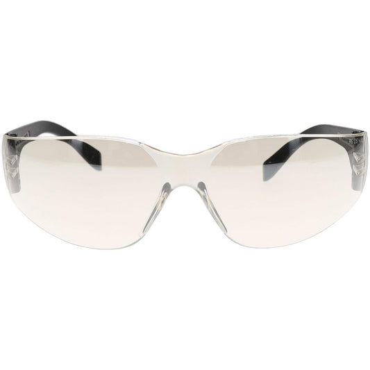 PRO-SAFE 48272 Safety Glasses Scratch-Resistant, Polycarbonate, Silver Mirror Lenses, Frameless