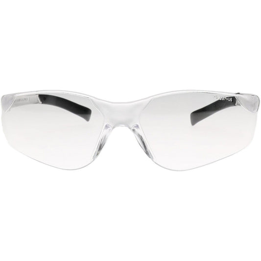 PRO-SAFE 48231 Safety Glasses Scratch-Resistant, Polycarbonate, Clear Lenses, Frameless
