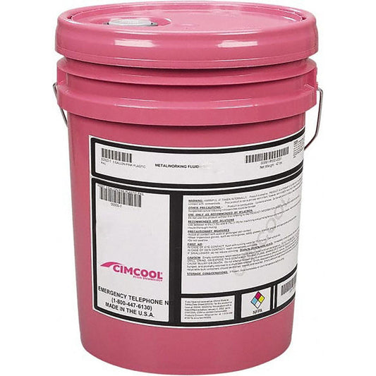 Cimcool C02014.005 Metalworking Fluids & Coolants Product Type Metalworking  Container Type Pail  Container Size 5 gal  Net Fill 5gal  Form Liquid  Material Application Metalworking