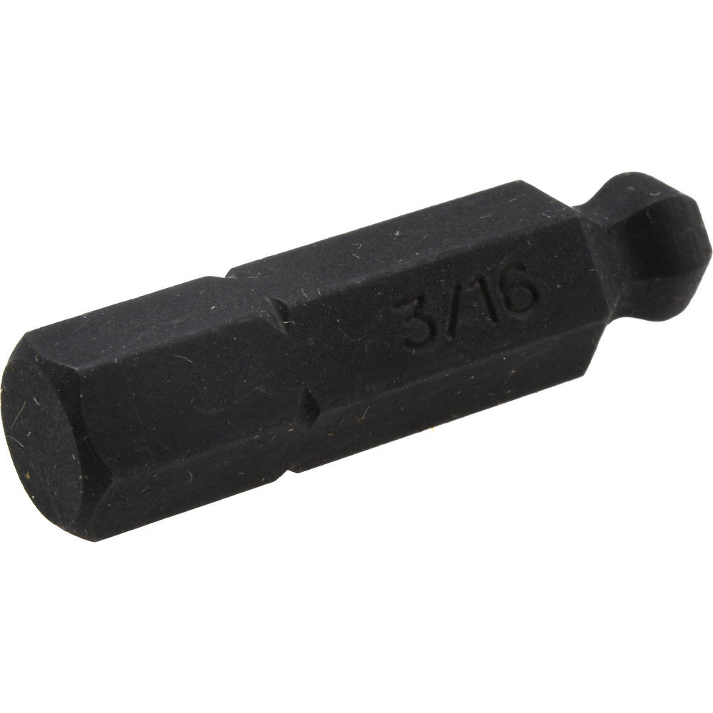 Bondhus 11010 1/4" Drive, 3/16" Ball End Hex Drive Bit