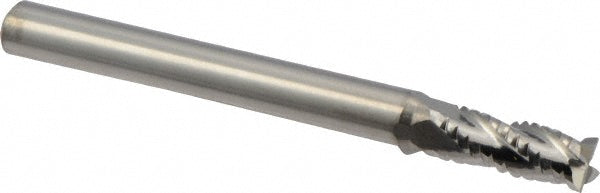 M.A. Ford 11421870 Square End Mill 7/32'' Dia, 5/8'' LOC, 1/4'' Shank Dia, 2-1/2'' OAL, 4 Flutes, Solid Carbide