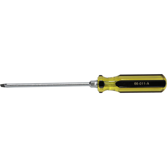 Stanley 66-011-A Slotted Screwdriver 1/4" Width, 10-1/2" OAL, 6" Blade Length