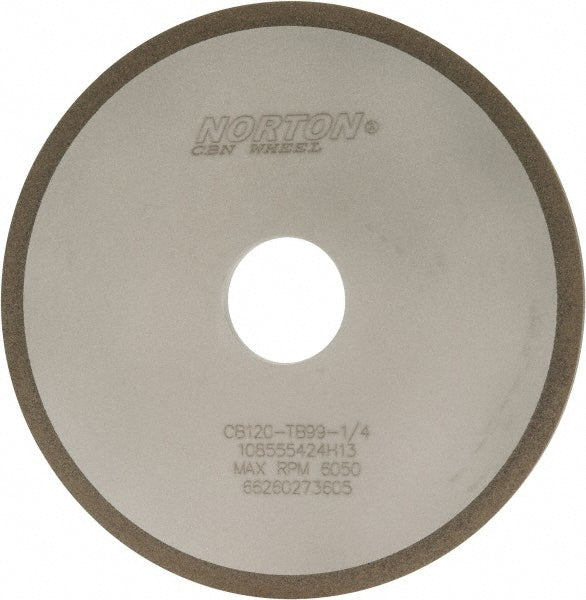 Norton 66260273605 Surface Grinding Wheel 6" Dia, 1/4" Thick, 1-1/4" Hole, 120 Grit