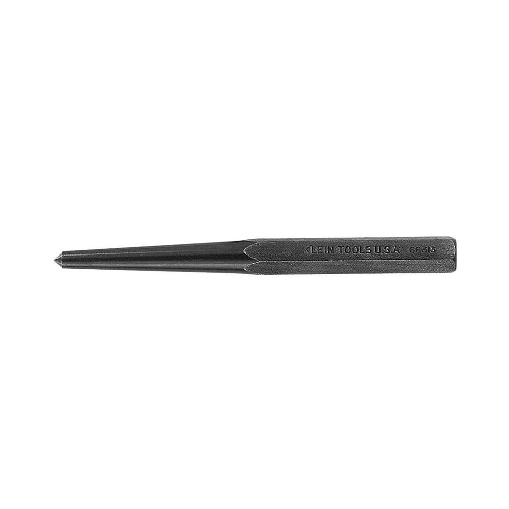 Klein Tools 66311 Punches Punch Type Center  Material Carbon Steel  Overall Length Range 4" - 6.9"  Overall Length (Decimal Inch) 4.5000  Body Diameter (Inch) 5/16  Grip Style Smooth