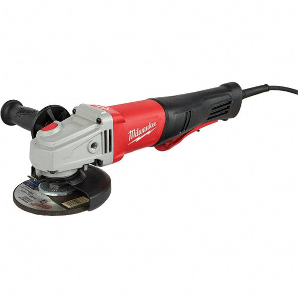 Milwaukee Tool 6143-31 Corded Angle Grinder 5" Wheel Dia, 12,000 RPM, 5/8-11 Spindle