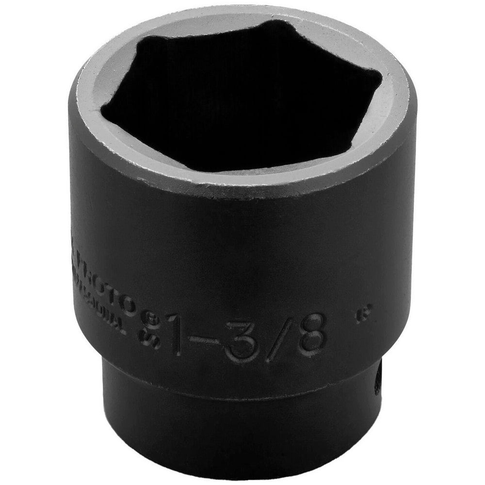 Proto J7444H Impact Socket 1/2" Drive, 1-3/8" Socket, Hex Drive