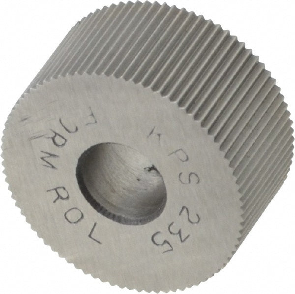 Value Collection KPS-235 Standard Knurl Wheel 3/4" Dia, 90 &deg Tooth Angle, 35 TPI, Straight, High Speed Steel