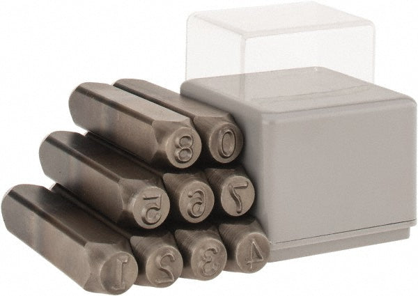 C.H. Hanson 21460 Heavy-Duty Stamp Set 5/16" Character, 9 pc
