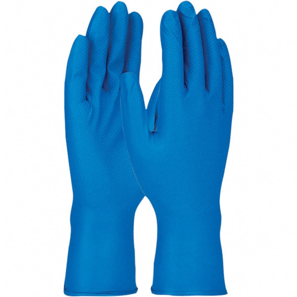 PIP 67-308/L Disposable Glove Series Grippaz Food Plus, Size Large, 8.0 mil, Nitrile, General Purpose Grade, Powder-Free