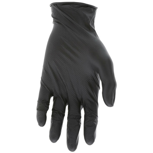 MCR Safety 6016BM Disposable Glove Series Nitrishield, Size Medium, 6.0 mil, Not Coated, Nitrile, General Purpose Grade, Powder-Free