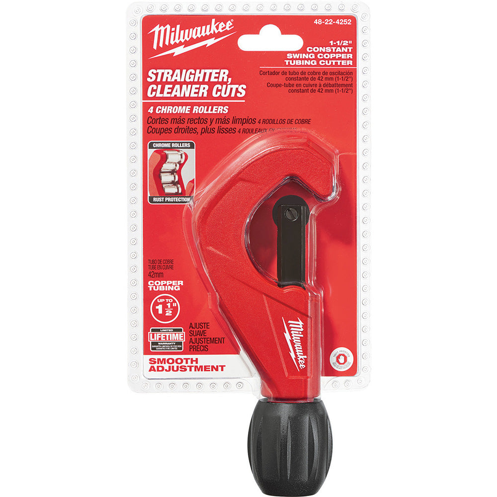 Milwaukee Tool 48-22-4252 Hand Pipe & Tube Cutter 1/8 to 1-1/2" Tube