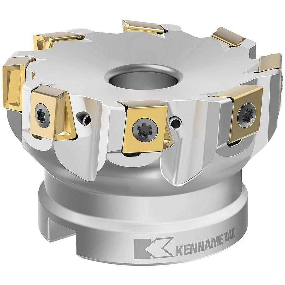 Kennametal 6524735 2" Cut Diam, 3/4" Arbor Hole Diam, 0.4777" Max Depth, Indexable Square-Shoulder Face Mill