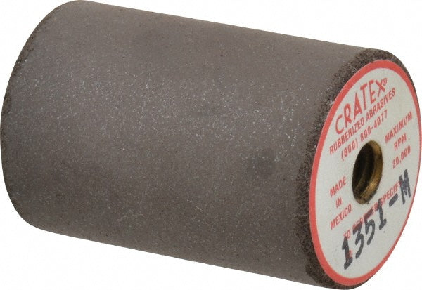 Cratex 1351 M 1" Max Diam x 1-1/2" Long, Cylinder, Rubberized Point