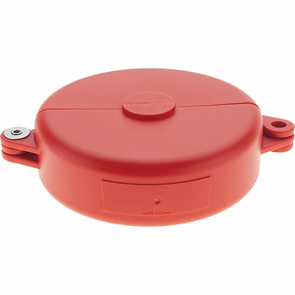 Brady 65561 Gate Valve Lockout 5" Valve Handle Width, 1 Padlock Max, 3/8" Max Shackle Dia