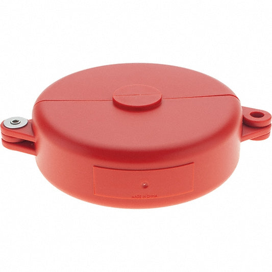 Brady 65561 Gate Valve Lockout 5" Valve Handle Width, 1 Padlock Max, 3/8" Max Shackle Dia