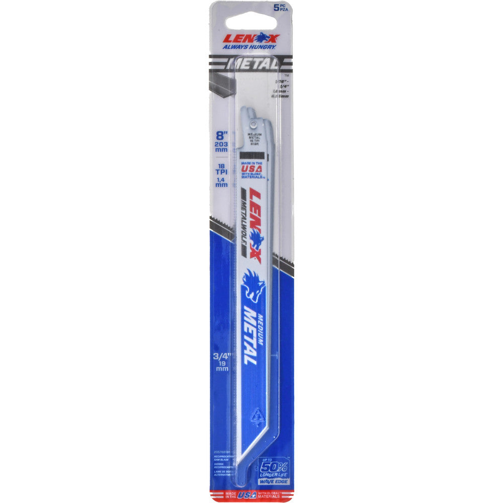 Lenox 20578818R Reciprocating Saw Blade Bi-Metal
