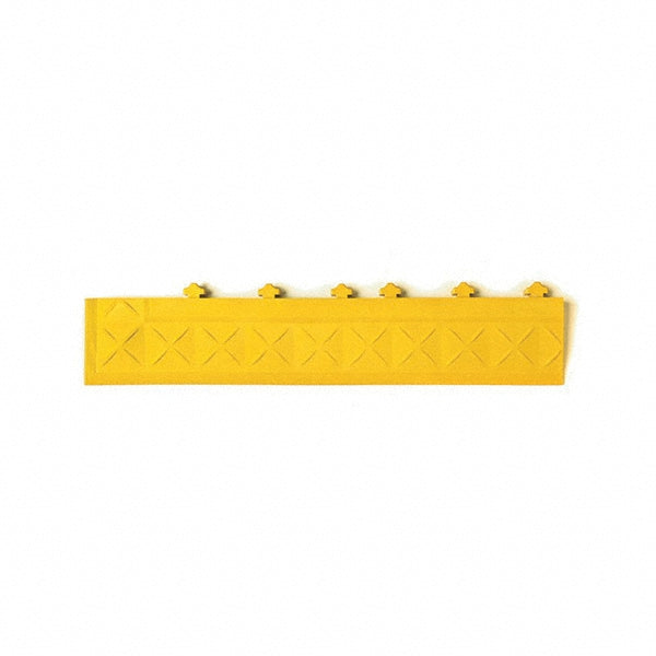 Ergo Advantage A6-Y Anti-Fatigue Modular Tile Mat Dry Environment, 22" Length, 4" Wide, 1" Thick, Interlocking Edge, Yellow