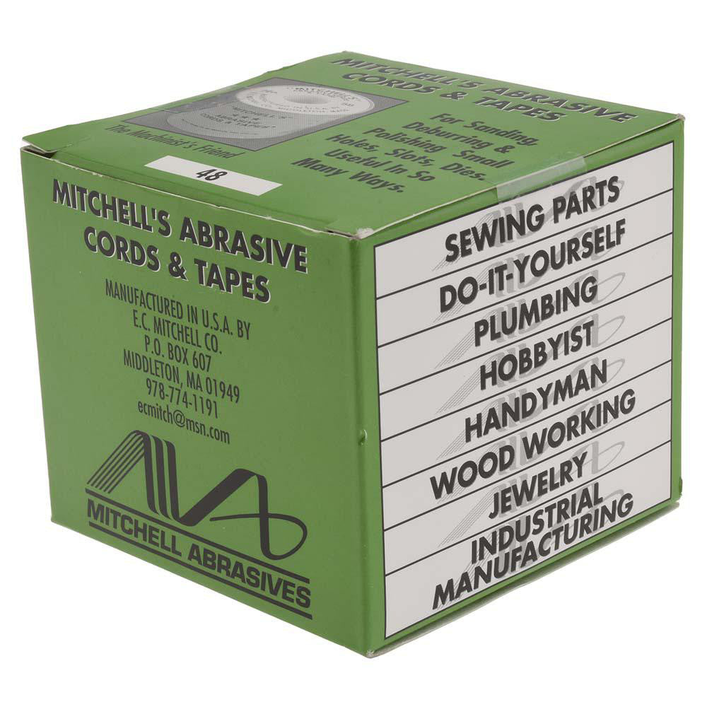 E.C. MITCHELL CO. 48 0.09" Wide, 150 Grit Aluminum Oxide Abrasive Cord