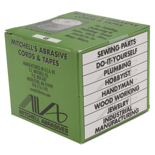 E.C. MITCHELL CO. 48 0.09" Wide, 150 Grit Aluminum Oxide Abrasive Cord