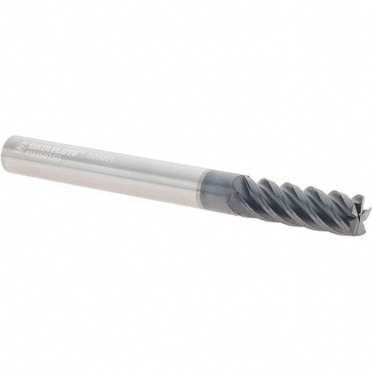 Data Flute Cnc 39728-85-D Square End Mill 1/4" Dia, 3/4" LOC, 5 Flute, Solid Carbide