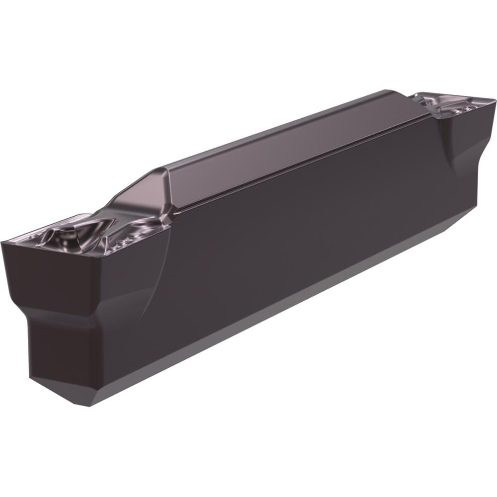Widia 4118585 Grooving Inserts Insert Style WMT  Insert Size Code 3  Cutting Width (Decimal Inch) 0.1248in  Cutting Width (mm) 3.17  Insert Hand Neutral  Maximum Depth of Cut (Decimal Inch) 1.0000