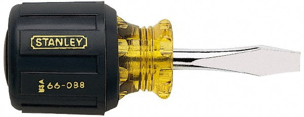 Stanley 66-088 Slotted Screwdriver 1/4" Width, 3-7/16" OAL, 1-1/2" Blade Length