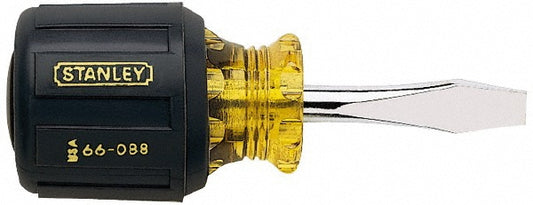 Stanley 66-088 Slotted Screwdriver 1/4" Width, 3-7/16" OAL, 1-1/2" Blade Length