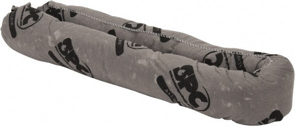 Brady SPC Sorbents AW412 Socs Universal, 3" Dia, 4' OAL, 12 gal Absorption, Polypropylene, Gray