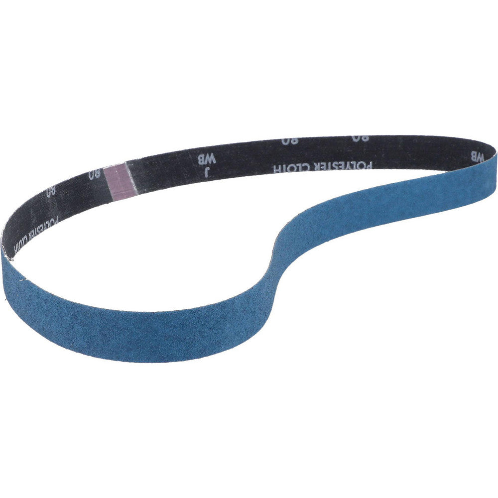 Norton 78072728594 Abrasive Belt 1" Wide, 42" Long, 80 Grit, Zirconia Alumina