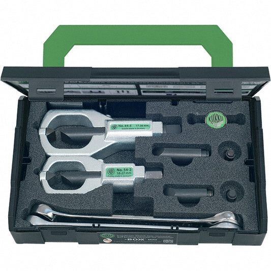 KUKKO K-54-B Nut Splitters Tool Type Mechanical Nut Splitter Set  Overall Length (mm) 134  Overall Length (Inch) 4-1/4in 5-1/4in  Overall Length (mm) 134  Size (Mm - 4 Decimals) 36  Overall Length (Inch) 4-1/4in 5-1/4in