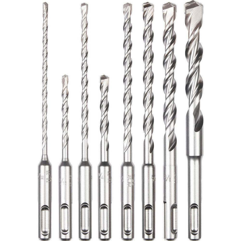 Milwaukee Tool 48-20-7673 Drill Bit Sets Drill Bit Set Type Hex Shank Drill Bits  Number of Pieces 8  Tool Material Bi-Metal Carbide  Coating/Finish Bright/Uncoated  Cutting Direction Right Hand  Shank Type Hex