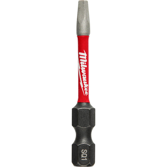 Milwaukee Tool 48-32-4771 Specialty Screwdriver Bits Bit Type Square Bit  Style Single Straight  End Type Single End  Drive Size (Inch) 1/2  Overall Length (Inch) 2  Material Steel